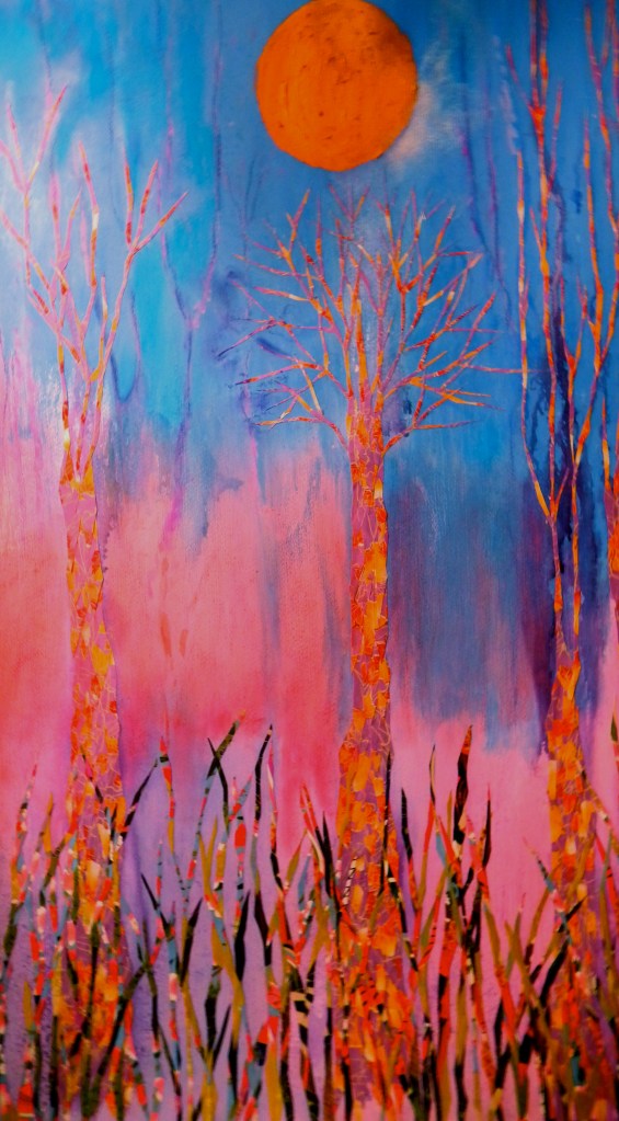 The Moon and the Kimono Trees