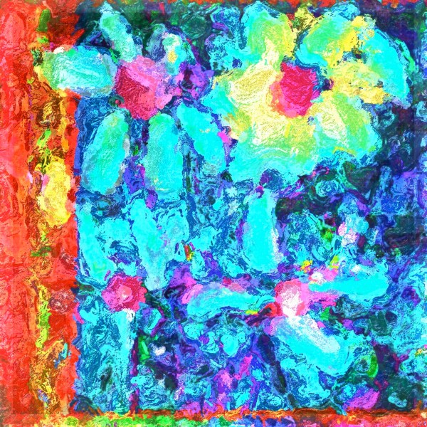 Flowers Painted On An IPHONE